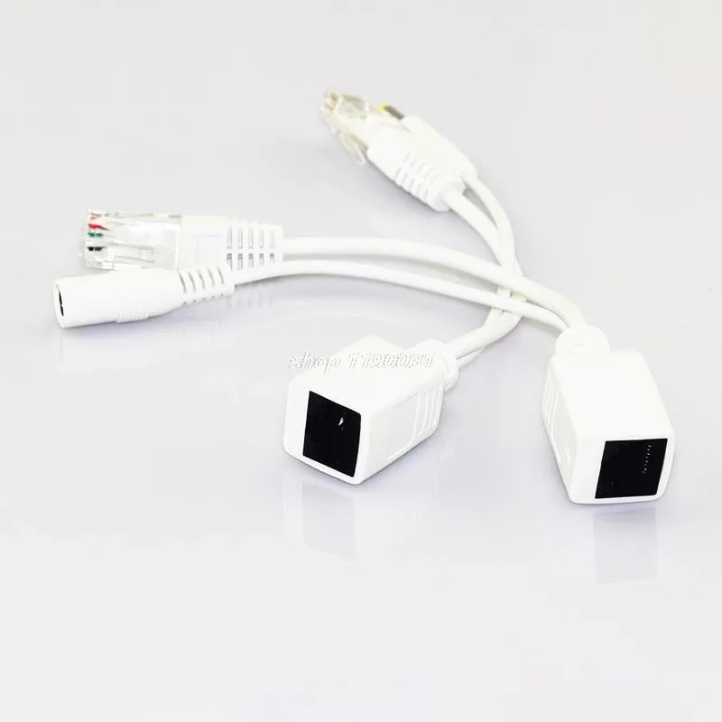 1 пара POE сплиттер 12 В адаптер Аксессуары RJ45 набор игл для маринования Разъем питания кабель камера Cctv для камеры безопасности L19