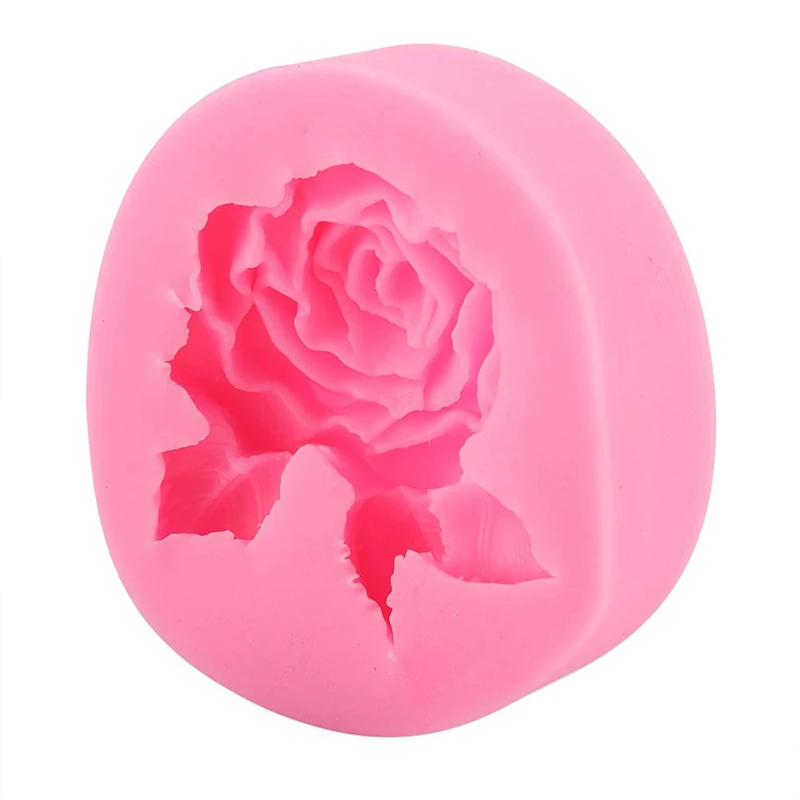 

Rose Shape Silicone Molds Cake Cookie Fondant Candy Chocolate DIY Wedding Decorating Tool Baking Accessory