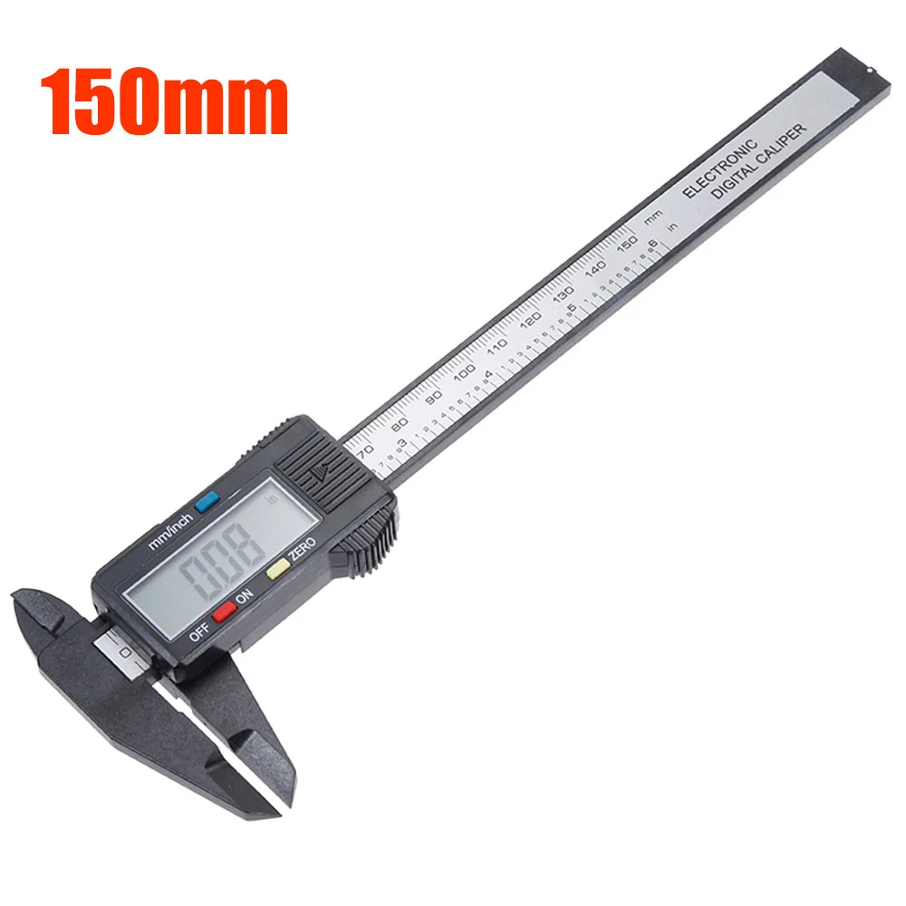 Digital Caliper 6 inch Electronic Vernier Caliper 100mm Calliper Micrometer Digital Ruler Measuring Tool 150mm 0.1mm best oscilloscope Measurement & Analysis Tools