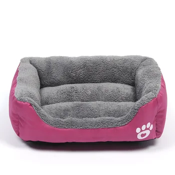 

Large Pet Cat Dog Bed 8Colors Warm Cozy Dog House Soft Fleece Nest Dog Baskets Mat Autumn Winter Waterproof Kennel S-XXXL