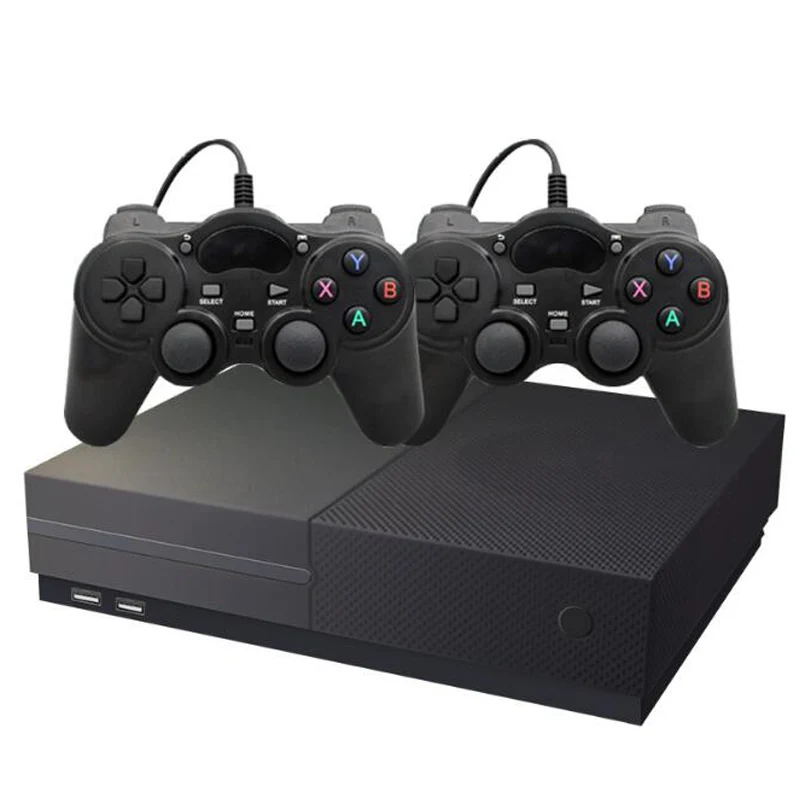 PS1 игровая консоль X PRO 64 Bit AV поддержка 4K HDMI выход Встроенный 800 классический ретро семейный 4G память ТВ игровой плеер - Цвет: Черный