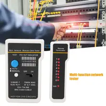 Профессиональный многосетевой Кабельный тестер RJ45 RJ11 UTP/STP LAN Кабельный тестер сетевой инструмент ручной телефонная проводка детектор линии