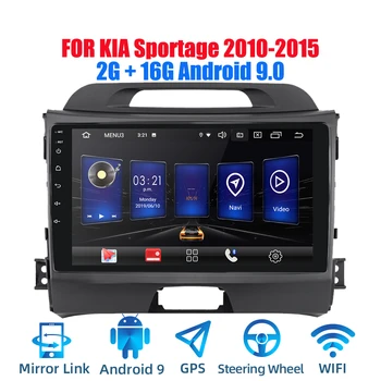 

2din Android 9.0 Ouad Core PX6 Car Radio Stereo For KIA Sportage 2010-2015 GPS Navi Audio Video Player Wifi BT HDMI DAB+ RDS