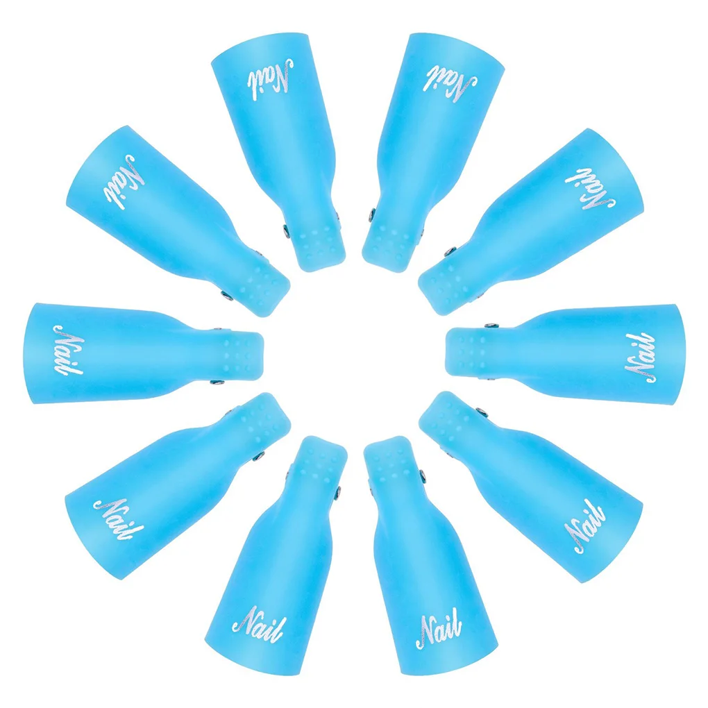10pcs UV Gel Polish Remover Caps
