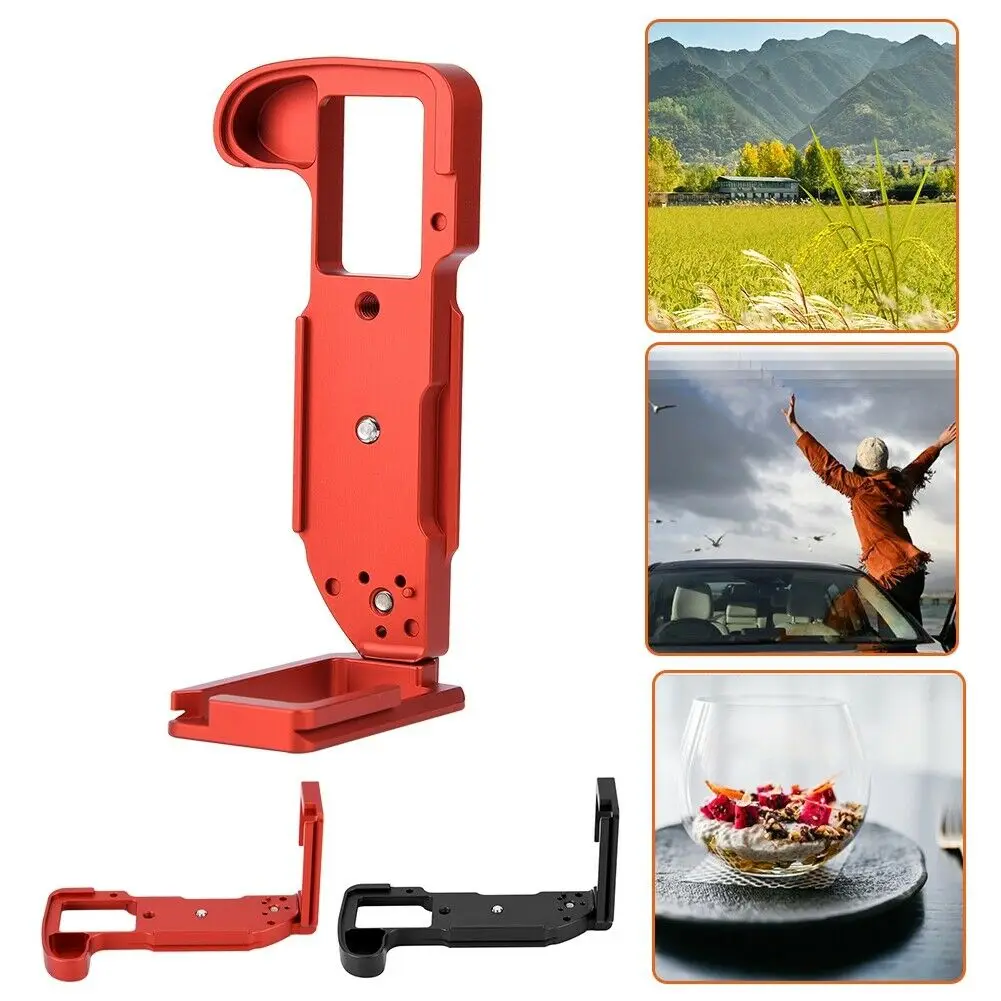 Fujifilm用lブラケット,xh1,X-H1用縦型拡張可能カメラ,黒,赤 - AliExpress