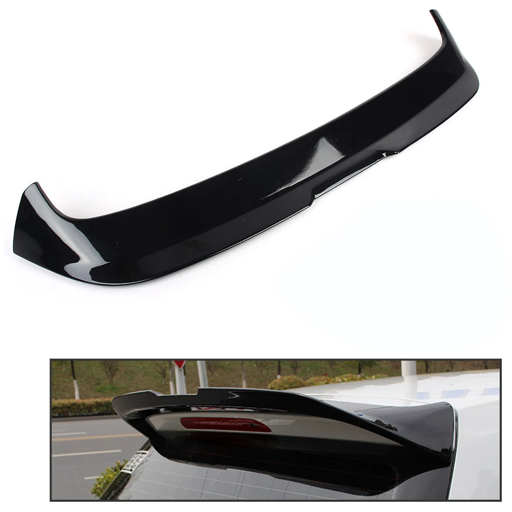 

Car V Style Rear Tail Trunk Splitter Lip Spoiler Wings Trim Glossy Black For VW Golf MK7 MK7.5 2014 2015 2016 2017 2018 2019