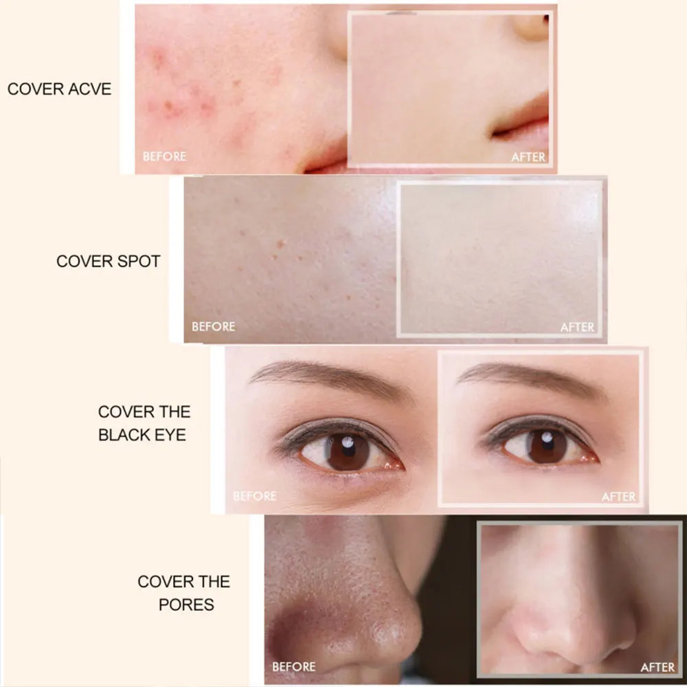 Консилер ВВ крем модный натуральный тональный крем CC Cream Air Cushion 15 г Косметика Красота осветляющая увлажняющая