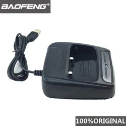 BAOFENG – chargeur USB 888s Original, Radio bidirectionnelle, walkie talkie BAOFENG BF 888s 888, accessoires, batterie Li ion, chargeur de bureau 