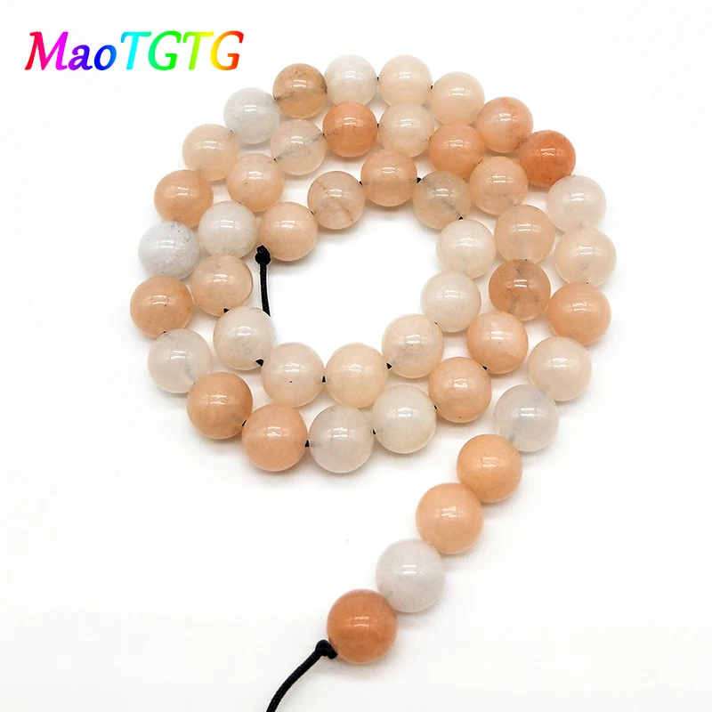 

6/8/10mm Natural Stone Beads Jewelry Making Ornaments Natural Powder Dongling DIY Beads For Jewelry Making Bracelet Accessoires