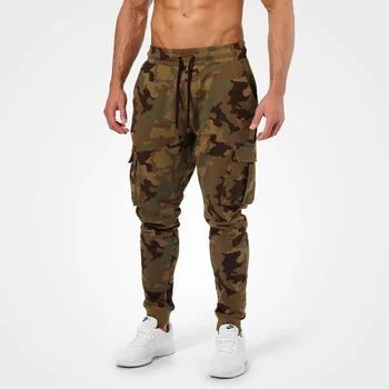 

Jogging Pants Camouflage Running Pants Men Sport Pencil Pants Men Cotton Soft Bodybuilding Joggers Gym Trousers Running
