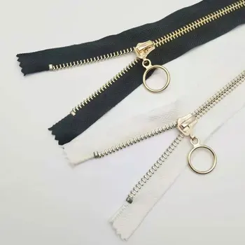 

1PCS Close-End White Black Gold Metal Zipper Sewing Zip Garment Accessories DIY Tool Tailor Sewing Crafts