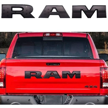 

Ram Decals Tailgate RAM Letters Badge Nameplates Car Sticker for Dodge Ram