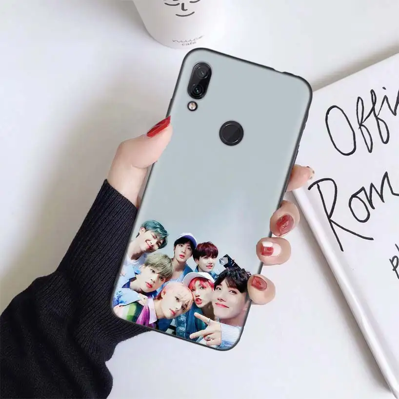 Корейский популярный чехол KPop team для Xiao mi Red mi Note 7 8 K20 7S 7A 6 6A Pro S2 5 mi Play 9T CC9 E A1 A2 Lite F1 мягкий чехол для телефона - Цвет: BS129-8