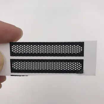 

50sets=100pcs Dust Proof mesh cover black stickers game console cooling Parts for Nintend Switch