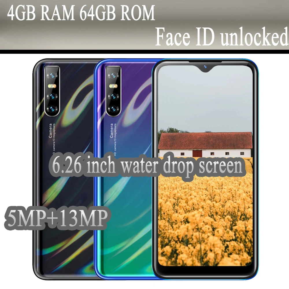 Смартфон глобальная версия Note 8T, 5 Мп + 13 МП, 6,26 дюйма, Android, 4 + 64 ГБ