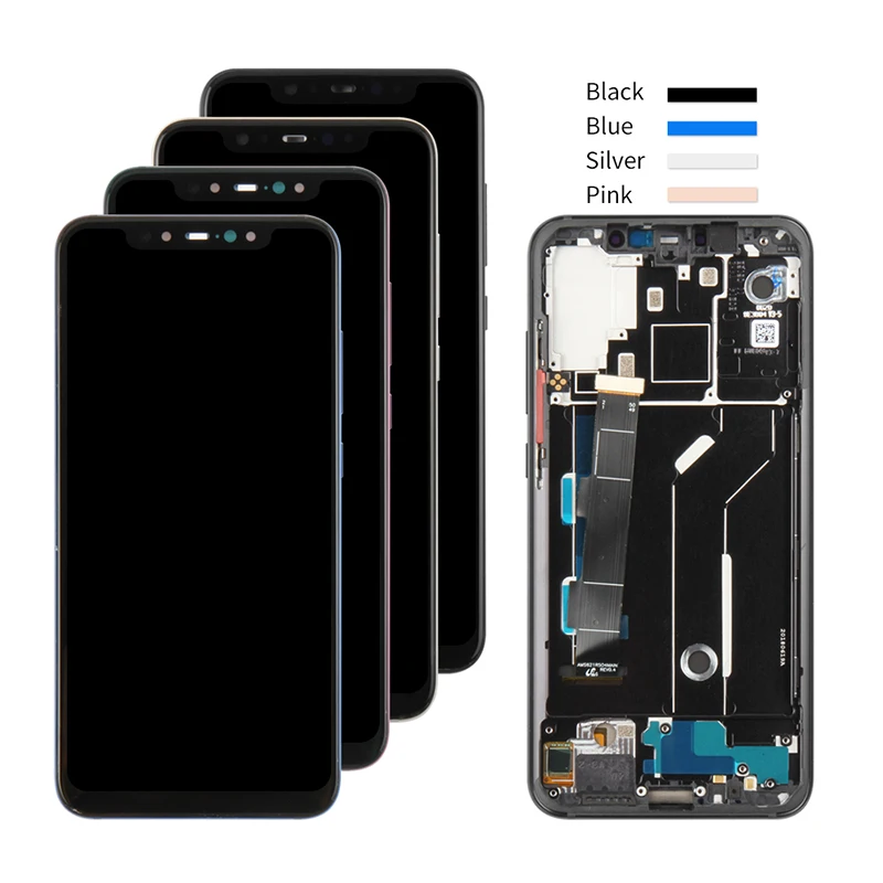 Оригинальный ЖК дисплей AMOLED для Xiaomi Mi 8 с рамкой 6 21 дюйма сенсорный экран
