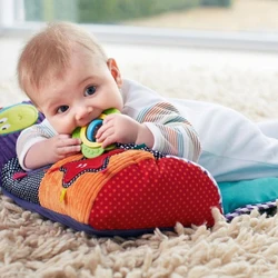 Manta multifuncional de actividades para niños, alfombrilla de juego para dormir, sonajero, mordedor, espejo, almohada de Educación Temprana, juguete de escalada
