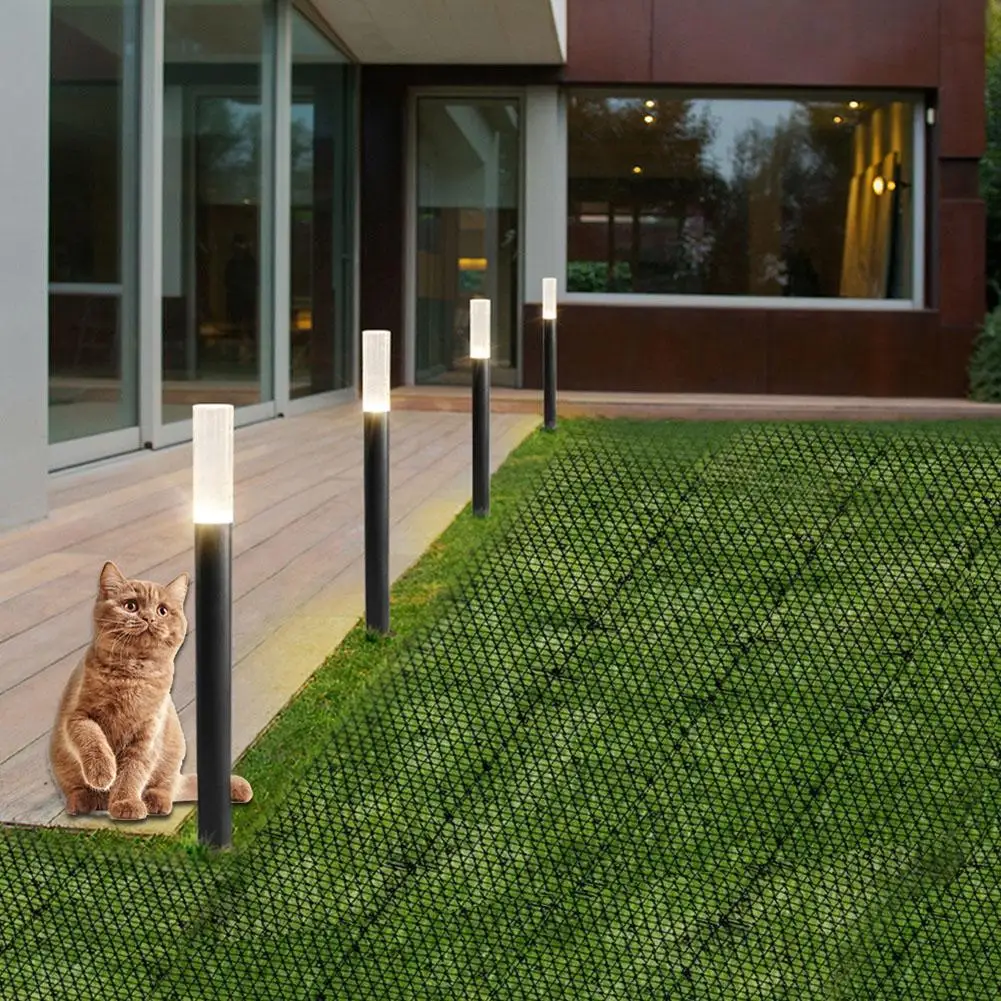 2/4M Karpet Scat Kucing Anjing Taman Furnitur Sofa Pelindung Anti-Kucing Alas Pengusir Lonjakan Perlengkapan Kebun Luar Ruangan