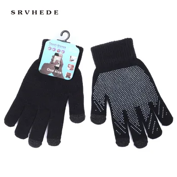 

Free post overseas purchasing non-slip touch screen men and women gloves knit multi-purpose gloves non-slip winter warm gloves