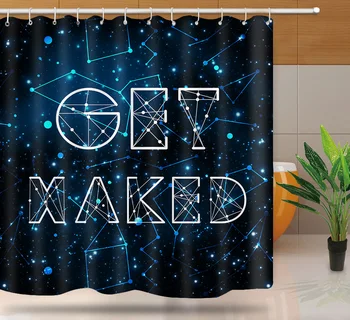 

MTMETY Fashion 3d constellation Scorpion Shower Curtain Meteor Constellation Waterproof Boho Bath Curtain Vintage salle de bain