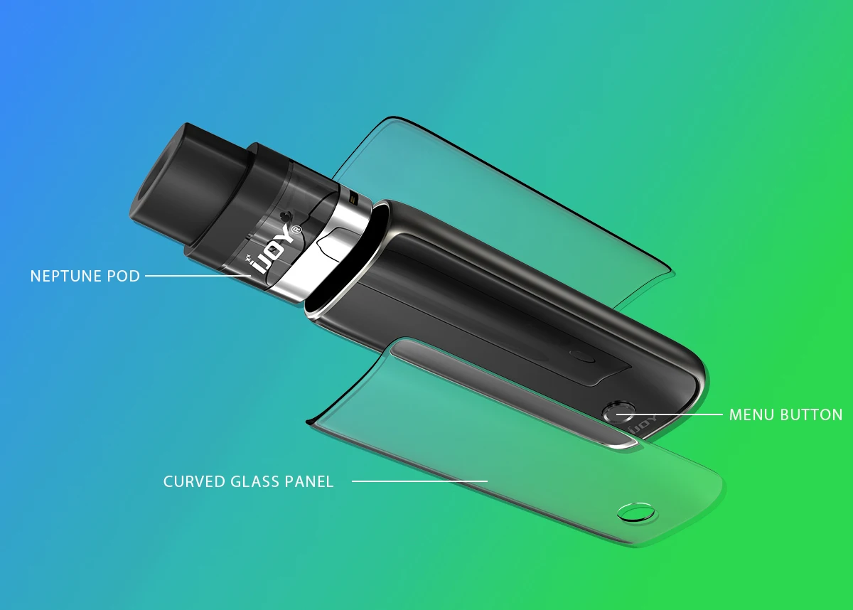 IJOY Neptune Pod Vape комплект с аккумулятором 650 мАч емкостью 1,8 мл Pod& 1,2 Ом картридж бак вейп-комплект электронной сигареты VS Vinic