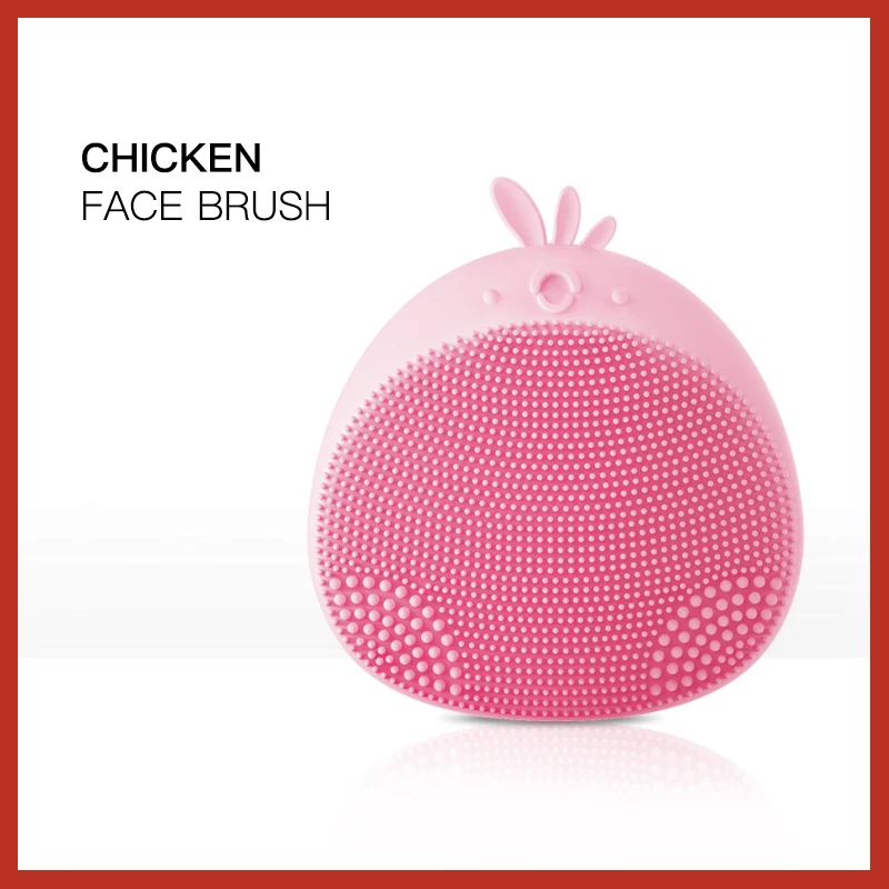 

BLINGBELLE Silicone Electric Makeup Remover and Foreo Facial Cleansing Vibration Brush With Chicken Design for Washing Face