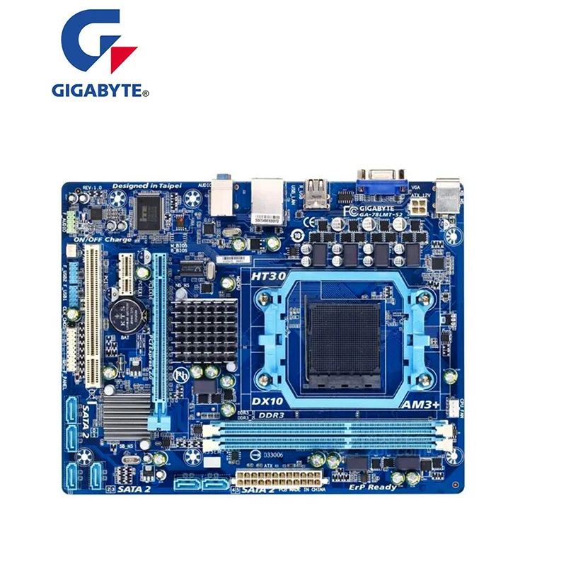 Оригинальная материнская плата для Gigabyte GA 78LMT S2 Socket AM3 +/AM3 DDR3 16GB десктопная