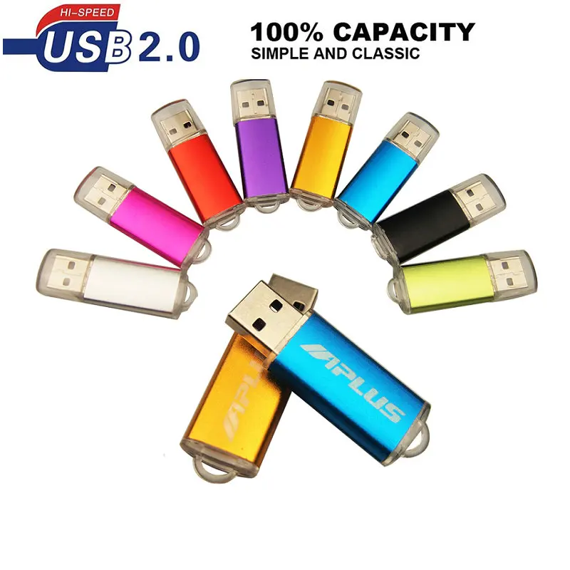 Высокоскоростной яркий цветной USB флеш-накопитель 2 0 4 ГБ 8 16 32 128 Мб диск для