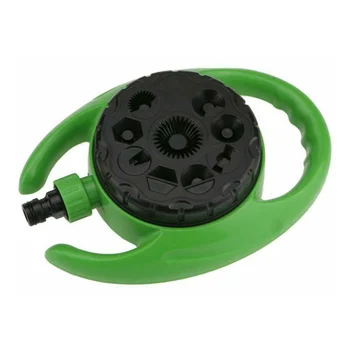 

1 Set Lawn Sprinkler 9-Pattern Dial Sprinkler Watering Lawn Garden Hose 360° Tap Quick Connector new