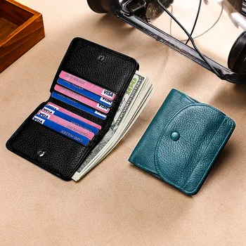 

Fashion Women Leather Change Coin Organizer Lady cowhide Small Handbag Bag real leather Card Holder Wallet Clutch Purse