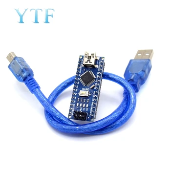 

Nano 3.0 Mini USB Driver ATmega328 5V 16M Micro Controller Board Nano CH340 V3.0 for arduino Diy Kit with USB Cable