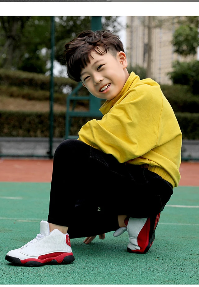 Уличные спортивные детские кроссовки, стиль, Баскетбольная обувь для мальчиков, противоскользящая обувь Jordan, детские спортивные кроссовки, устойчивые к истиранию