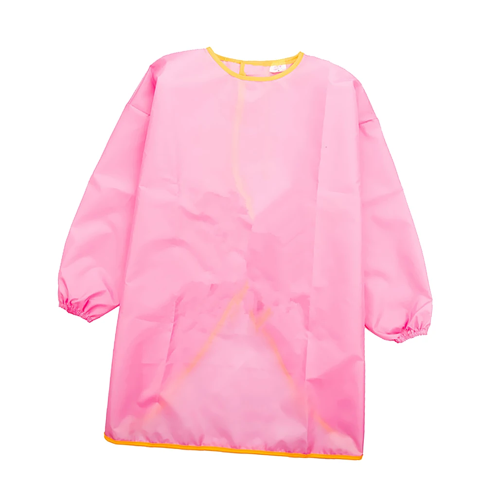 Children Kids Long sleeved Art Smock Cooking School Craft Painting Drawing Apron