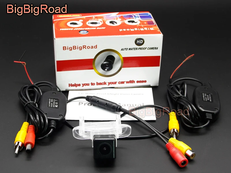 BigBigRoad для Mercedes Benz C Class W203 4D 2001-2007 A B Class A160 W169 B200 W245 беспроводная камера заднего вида HD цветное изображение