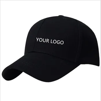

2020 New fashion Custom Logo hat DIY Embroidery/Printing LOGO/NAME Baseball Cap Solid Color Casual Unisex Hip Hop Cap Adult Cap