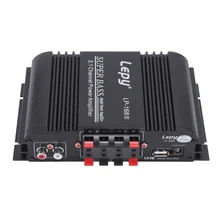 ABGN Hot-Lepy Lp-168 S 12 В Авто аудио усилитель мощности сабвуфер бас выход стерео звук с функцией Aux громкоговоритель Remo