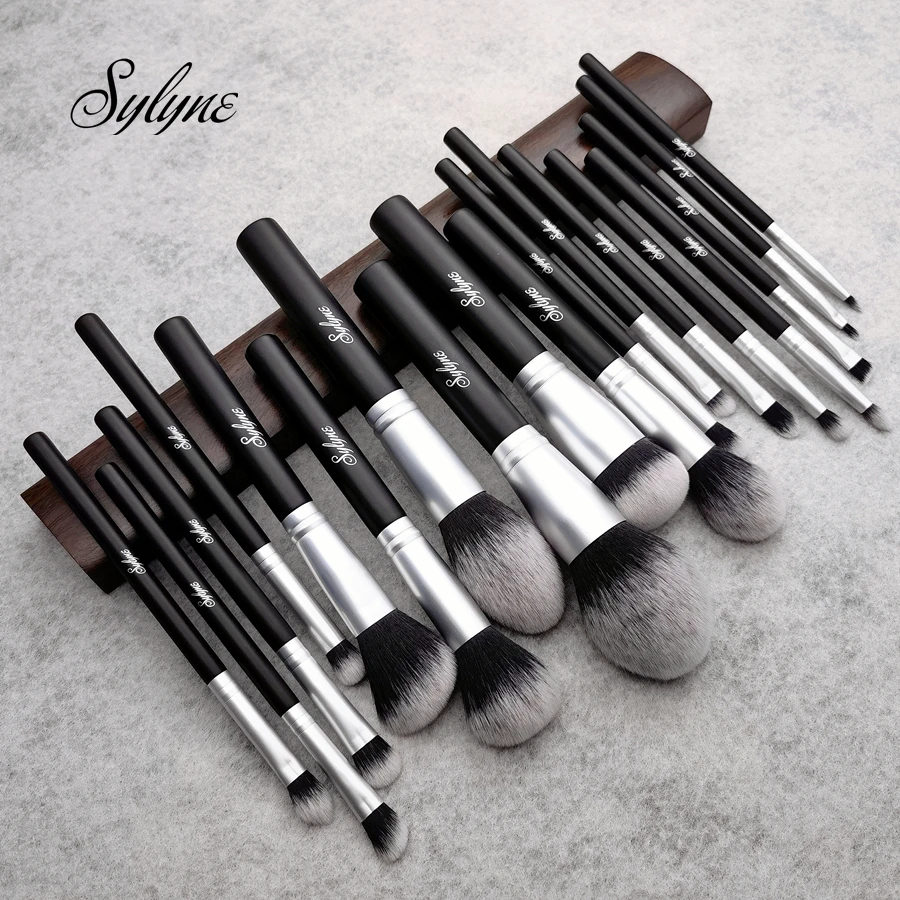 Makeup Brush Set 18pcs Synthetic Hair Face Eyes Make Up Brushes