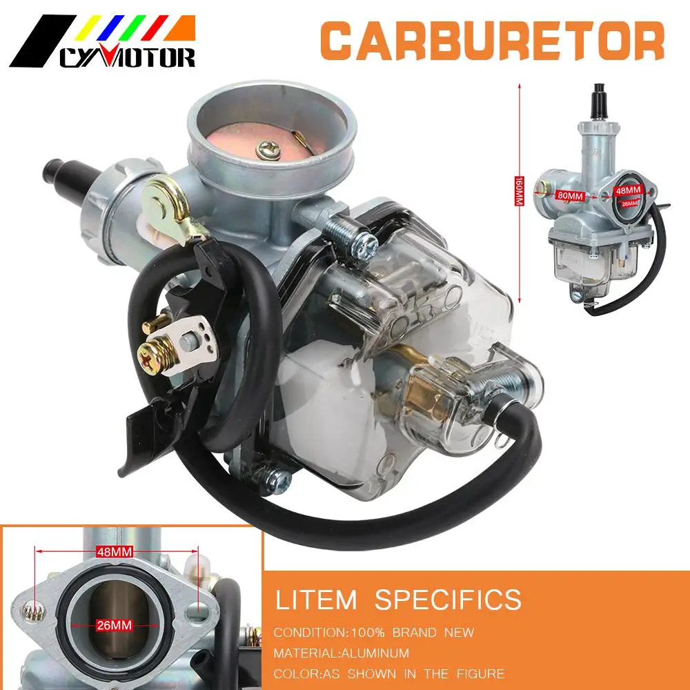 Карбюратор для мотоцикла PZ26 PZ27 PZ30 карбюратор Keihin Mikuni Yamaha с Power Jet 75CC-150CC 26 мм 27 30 |