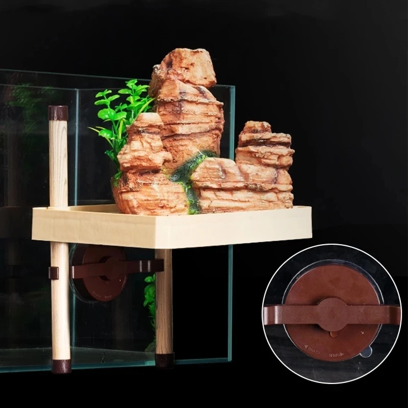 Fish Tank Ornaments Fish Tank Decorations Aquarium Ornaments Tortoise terrace Brazilian water turtle Floating island turtle tank Aquarium floating terrace Tortoise floating platform