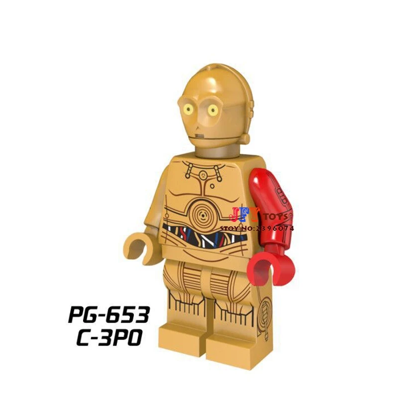 PG653 Одиночная супергерой граф коллекция Dooku строительные блоки Модель Кирпичи игрушки для детей фигурки - Цвет: PG653