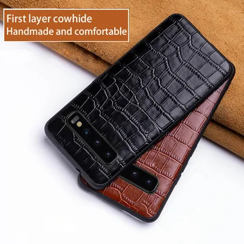 

Phone Case For Samsung Galaxy A50 S7 S8 S9 S10 Edge Plus Crocodile belly texture Case for Note 8 9 10 A30 A40 A70 A5 A7 A8 2017