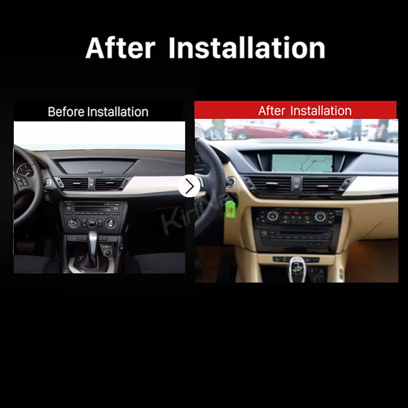 Flash Deal KiriNavi 8 Core 4+64G 10.25" 2 din android 9.0 autoradio car multimedia gps for BMW X1 E84 automotivo head unit WIFI navigation 5