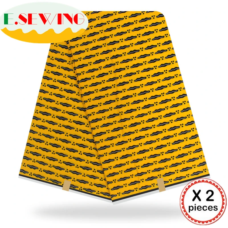 Анкара африканская восковая печатная ткань 12 ярдов Хлопок Воск Гана воск нигерийский стиль для шитья африканские платья одежда 111823