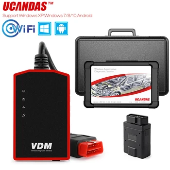 

UCANDAS VDM Wifi Full System OBD2 Scanner Multi Languages ODB2 OBD2 Code Reader VDM OBD 2 Automotive Scanner Car Diagnostic Tool