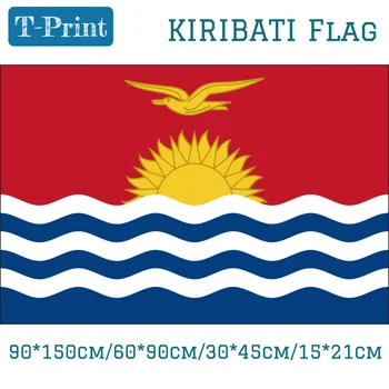 

10PCS Flag The Republic of Kiribati National Flag 90*150cm/60*90cm/40*60cm/15*21cm 3x5ft Hanging Flag For Event / Office