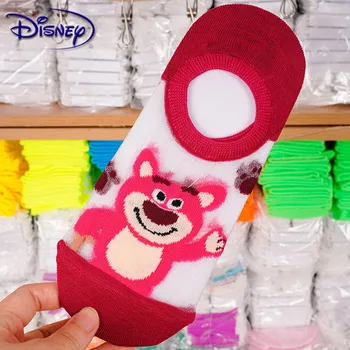 

Disney New Mickey Stitch Thin Section Mesh Girl Socks Cute Cartoon Shallow Mouth Boat Docks Baby Socks