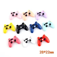 8pcs Resin Flatback Slime Filler Beads Charms Game Controller Cabochons Craft For Cellphone Case Decoration DIY Accessories 1