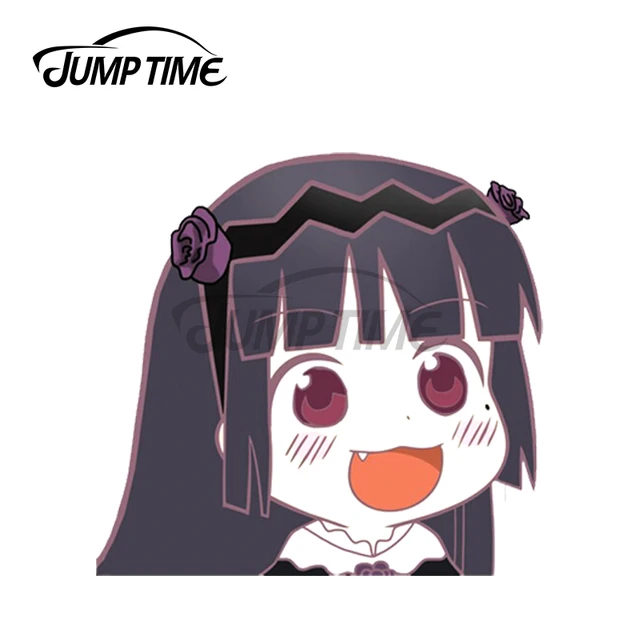 KINIRO MOSAIC OHAYO FACE STICKER - FUNNY ANIME MEME