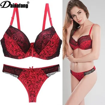 

High Quality Erotic Lingerie Women's Sexy Big Yards See-through Lace Underwear Temptation Three Point Suits Sexy Lingerie