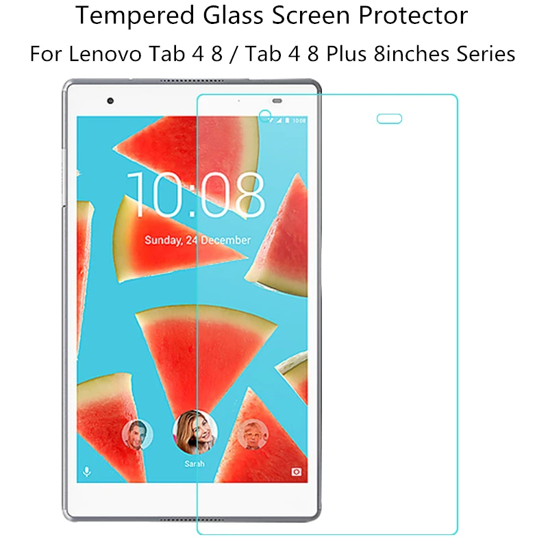 

9H защита экрана от царапин для планшета Lenovo Tab 4 8 Plus 8,0 дюймов Закаленное стекло Защитная пленка Tab4 TB-8704 TB-8504